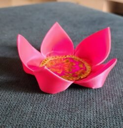 Pooja Lotus – Pink Silk Flower