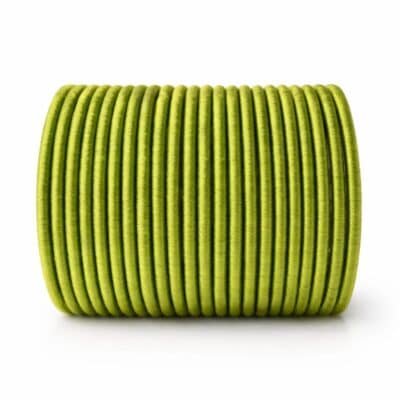 Green Silk Thread Bangles Set | Lightweight Glossy Fashion Bangles for Women