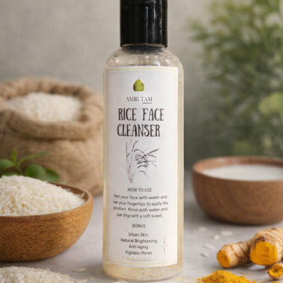 Rice Face Cleanser – Gentle Daily Facial Cleanser for Glass Skin Glow (100 ml)
