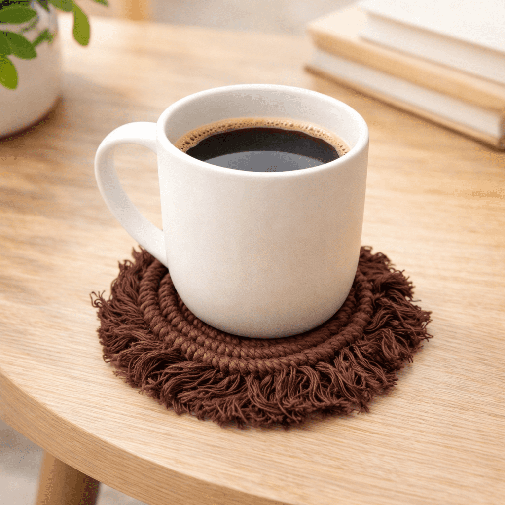 Boho Drink Coasters(Brown Color) - Image 2