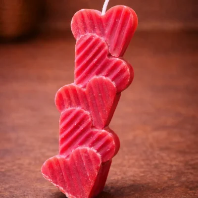 Heart Shape Decorative Candle for Couples