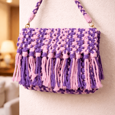 Macramé Sling Bag for Women