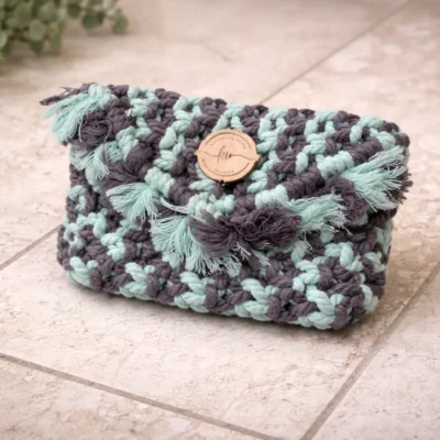 Handmade Macramé Mini Purse | Boho Knot Style Small Hand Bag