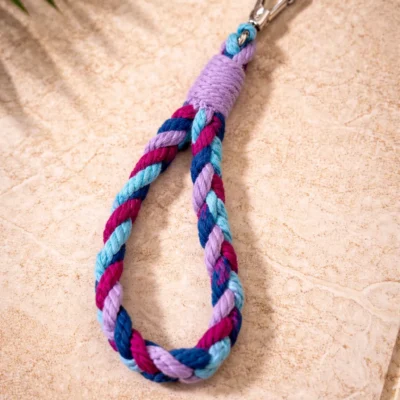 Multicolor Cotton Rope Key Holder