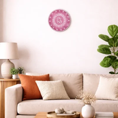 Pink Ganpati Wall Decor