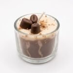 Coffee-Style Scented Wax Handcrafted Candle – Coffee Beans Topping Design