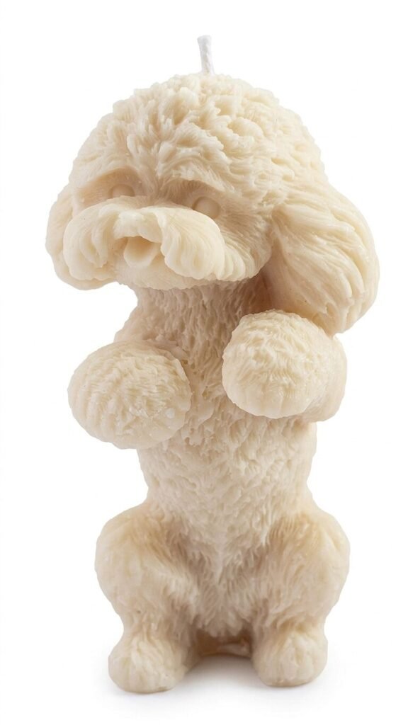 Dog-Shaped Scented Wax Candle – Cute Puppy Handcrafted Decorative Candle