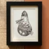 Handcrafted Light Bulb Concept Wall Art Frame Creative Minimalist Line Art Abstract Story Wall Decor