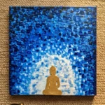Handmade acrylic canvas painting wall decor