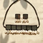 Nisha Mirror Cowrie Choker | Boho Shell Necklace | Prama