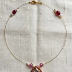 Minimal Kundan Pendant Necklace for Women
