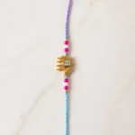 Evil Eye Handmade Designer Rakhi for Brother Multicolor Thread Protective Rakhi for Raksha Bandhan