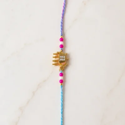 Evil Eye Handmade Designer Rakhi for Brother Multicolor Thread Protective Rakhi for Raksha Bandhan