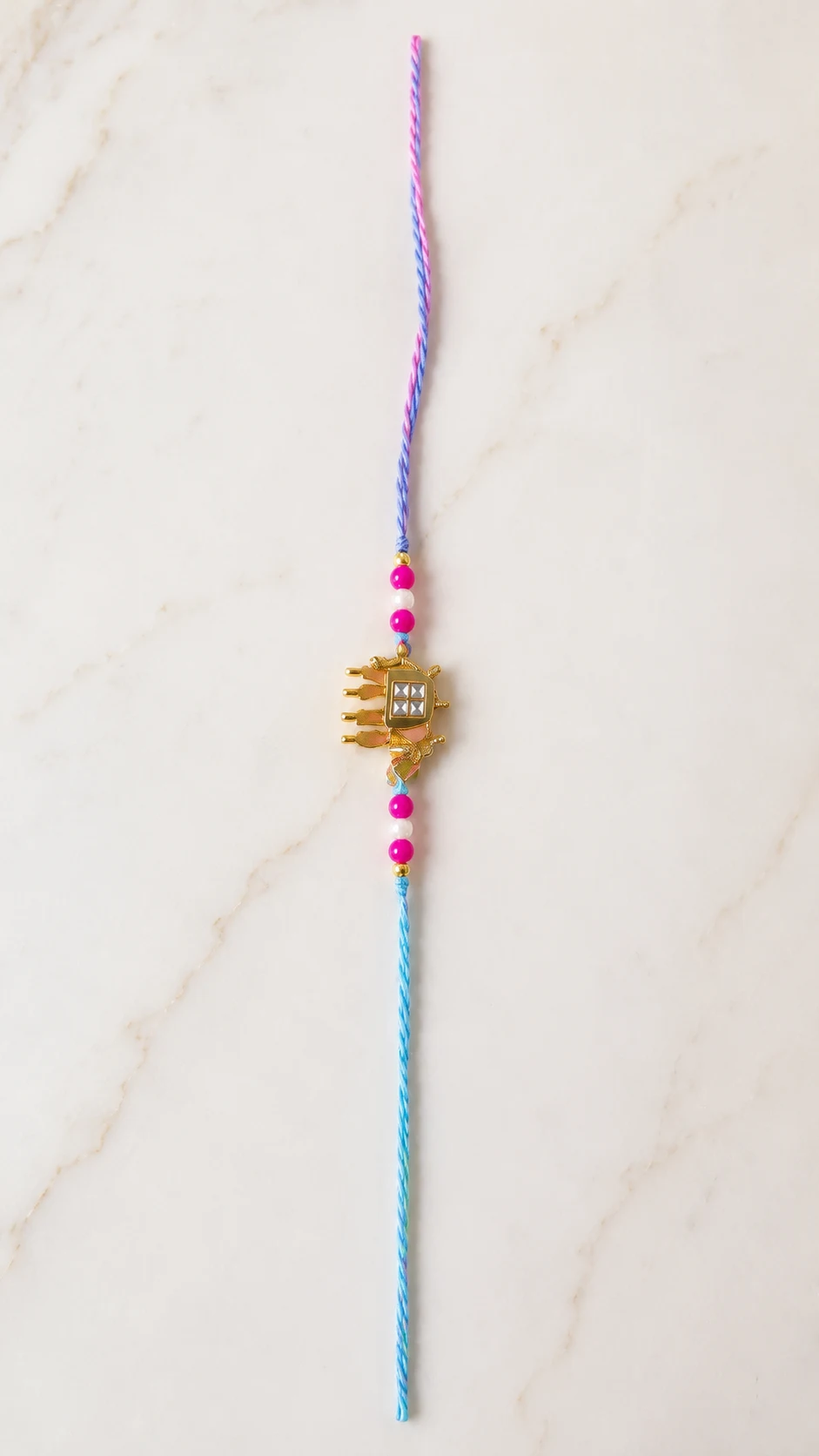 Evil Eye Handmade Designer Rakhi for Brother Multicolor Thread Protective Rakhi for Raksha Bandhan