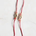 Handmade Crystal Bead Rakhi Set of 2 Designer Rakhi for Brother PRAMA