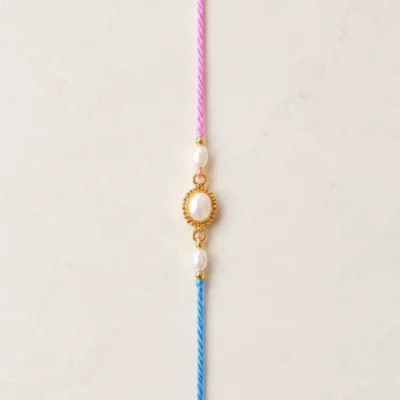 Traditional Handmade Pearl Rakhi
