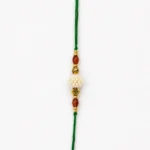 Handmade Pearl Bead Rakhi for Brother